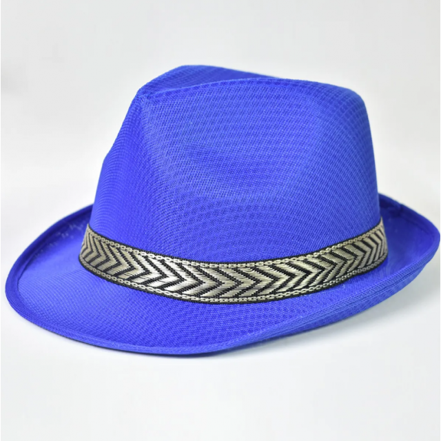 Sombrero Tanguero Fluor-Azul