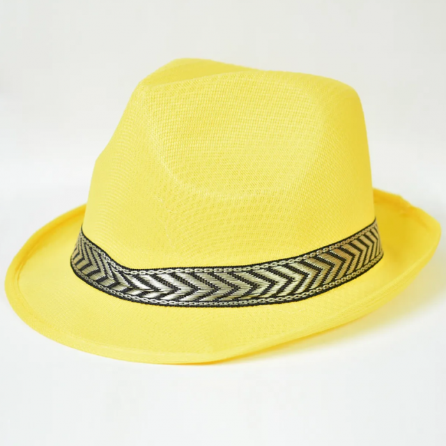 Sombrero Tanguero Fluor-Amarillo