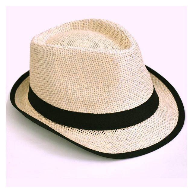 Sombrero Panamá Fluor-Negro