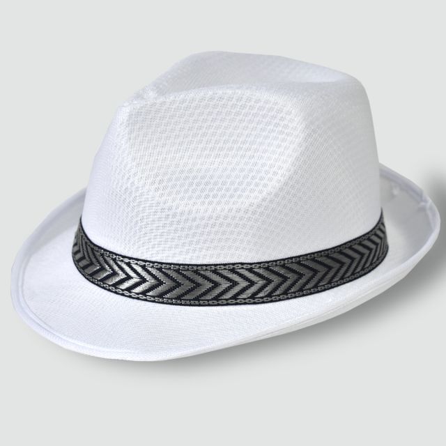 Sombrero Tanguero Fluor-Blanco
